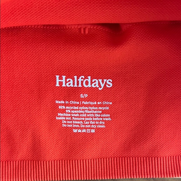 Halfdays Marie Top Sports Bra Spritz Size S EUC - Picture 2 of 5